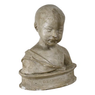 Desiderio da Settignano, Bust of a Child, Plaster For Sale