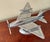 Restoration Hardware Mid 20th Century Art Deco Futuristic Prototype Chrome Plane Model Sculpture on Stand For Sale - Image 4 of 9