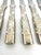 Gorgeous set of six fruit knives from Briddell by Carvel Hall engraved with manufacturers name.. beautiful details of...