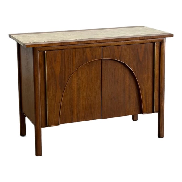 1950s Compact Drexel Credenza, Attributed For Sale