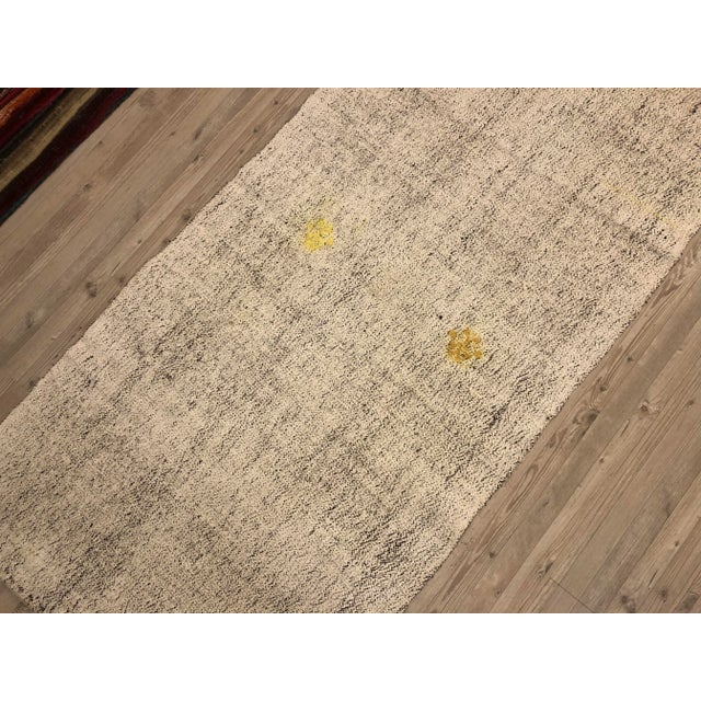 1960s Vintage Handmade Decorative Vintage Kilim Rug- 2′7″ × 8′6″ For Sale - Image 6 of 11