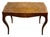 Wood Mid 20th Century Italian Walnut Parquetry Inlay Writing Table Desk For Sale - Image 7 of 10