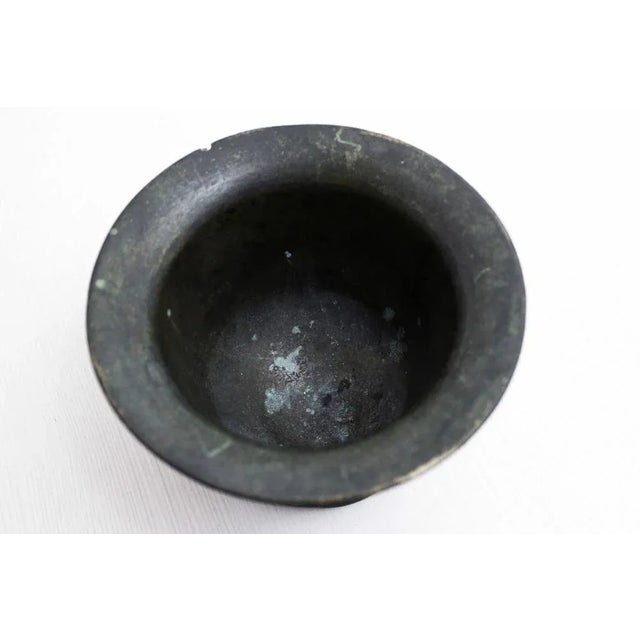 Mortar & Pestle in Bronze, 17th Century, Set of 2 For Sale - Image 12 of 13