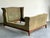 Wood Vintage Ralph Lauren King Nubuck Suede Wing Back Bed For Sale - Image 7 of 12