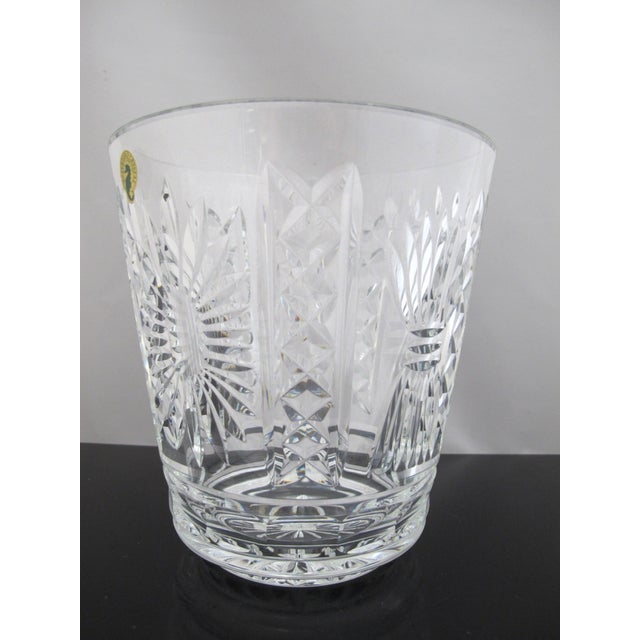 Hollywood Regency Waterford Crystal Millennium Universal Wish 5 Toasts Ice Bucket Unused With Box For Sale - Image 3 of 8