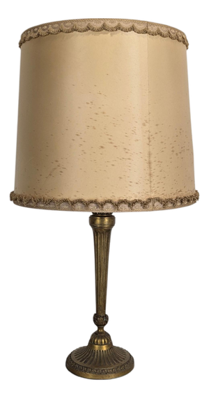 Neoclassical Brass Table Lamp