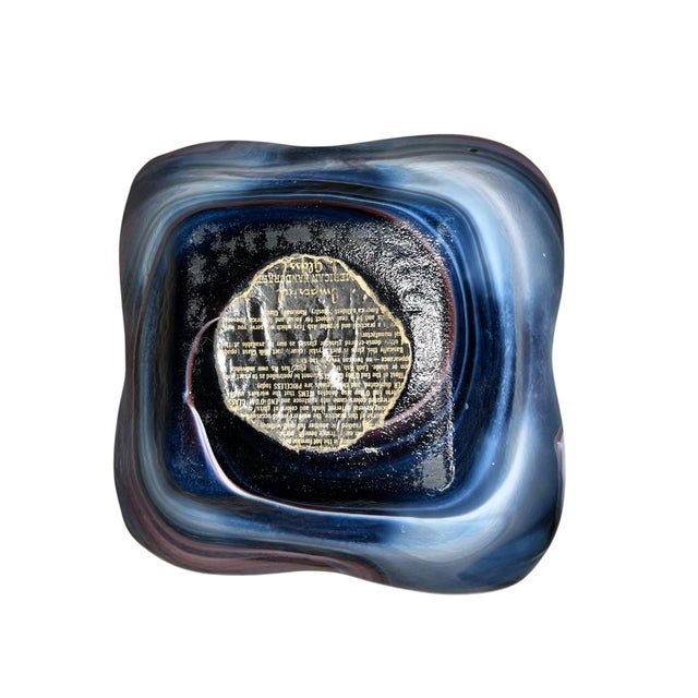 Amazing Mid-Century piece by End O’ Day. Even if you do not smoke, use as decorative piece or Catchall. The purples swirl...