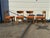 1960s Set of 4 Mid-Century Modern Walnut Shell Back Dining Chairs For Sale - Image 5 of 12