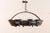 Mid 20th Century French Wood Beam & Iron Chandelier For Sale In Atlanta - Image 6 of 8