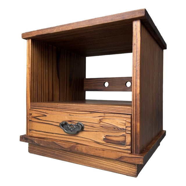 Mid-Century Modern Japanese Storage Cabinet with Drawer, 1960s For Sale