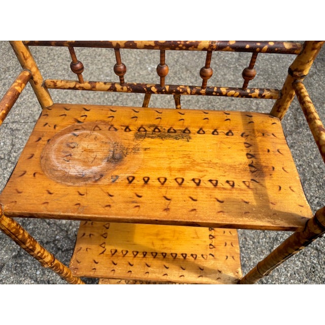 Mid-Century Modern Late 19th Century Bamboo Shelving For Sale - Image 3 of 16