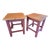 Pair of Vintage Stools / Tables From England For Sale