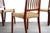 1970s Danish Modern Teak Spindle Back Dining Chairs with Paper Cord, Set of 6 For Sale - Image 5 of 7