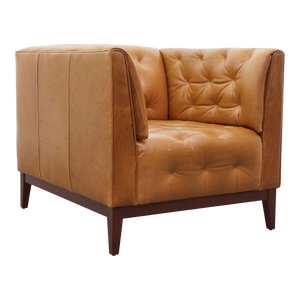Modern Tufted Leather Chair