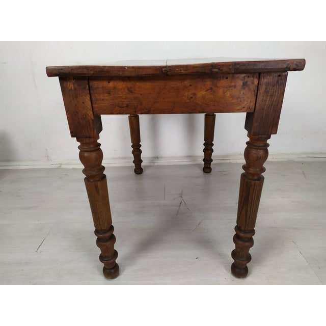Vintage Bistro Table in Ash For Sale - Image 16 of 18
