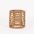 Gold Rattan and Wicker Round Stool attributed to Tito Agnoli, Italy, 1960s For Sale - Image 8 of 11