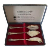 Sheffield England Cheesemaster 3 Piece Service Set For Sale