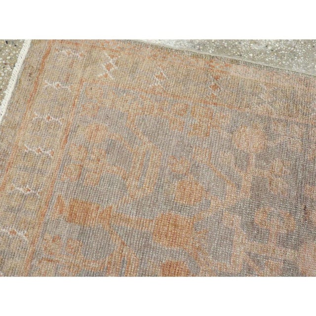 Galerie Shabab Collection Early 20th Century Handmade East Turkestan Pomegranate Khotan Runner For Sale In New York - Image 6 of 8