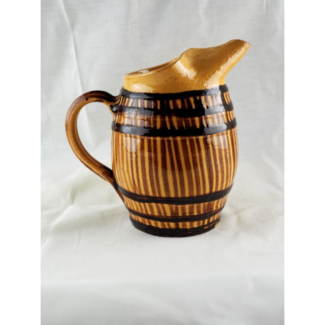 Early 20th Century Provencal Pottery, French Folk Art French Pub / Café Jug For Sale - Image 4 of 12