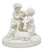 French Parian Porcelain Bisque "Feed My Lambs" Christ & St John Statue Sculpture For Sale
