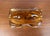 Vintage Amber Coloured Art Glass Ashtray or Bowl, 1970s For Sale - Image 5 of 18