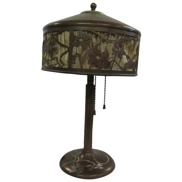 1910s Heinz Bronze Lamps And Silver For Sale - Image 11 of 11