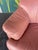 Pink Postmod Pink Leather Loveseat W/ Otto For Sale - Image 8 of 18
