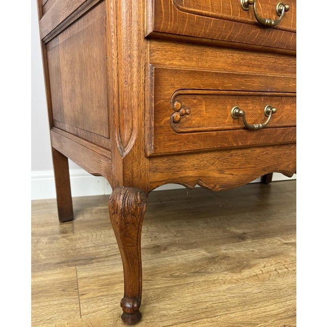 Vintage French Display Cabinet in Oak For Sale - Image 14 of 18