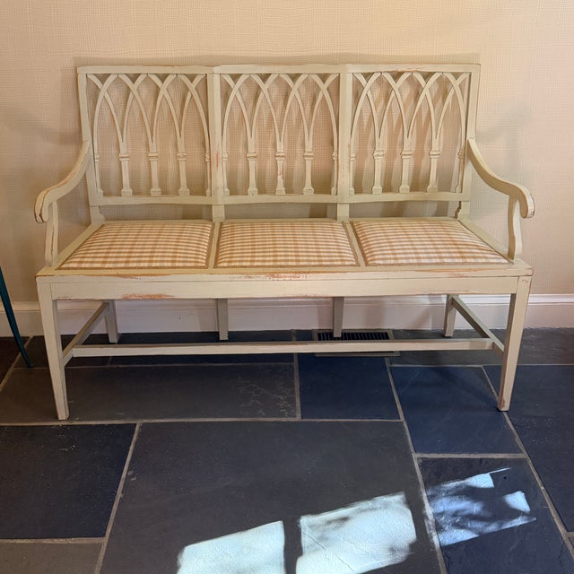 Antique George III Bench For Sale - Image 9 of 12