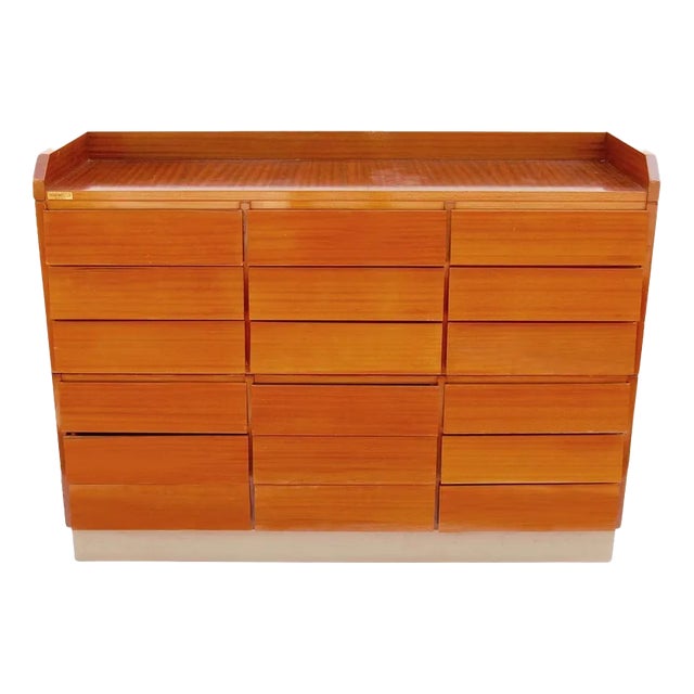 Vintage Schirolli Filing Cabinet in the style of Gio Ponti, 1950s For Sale