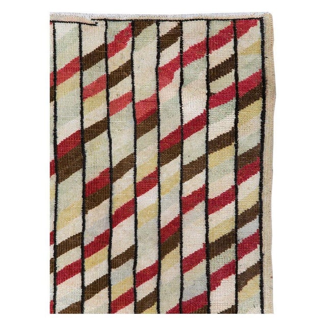 Modern Galerie Shabab Collection Mid-20th Century Turkish Anatolian Accent Rug For Sale - Image 3 of 10