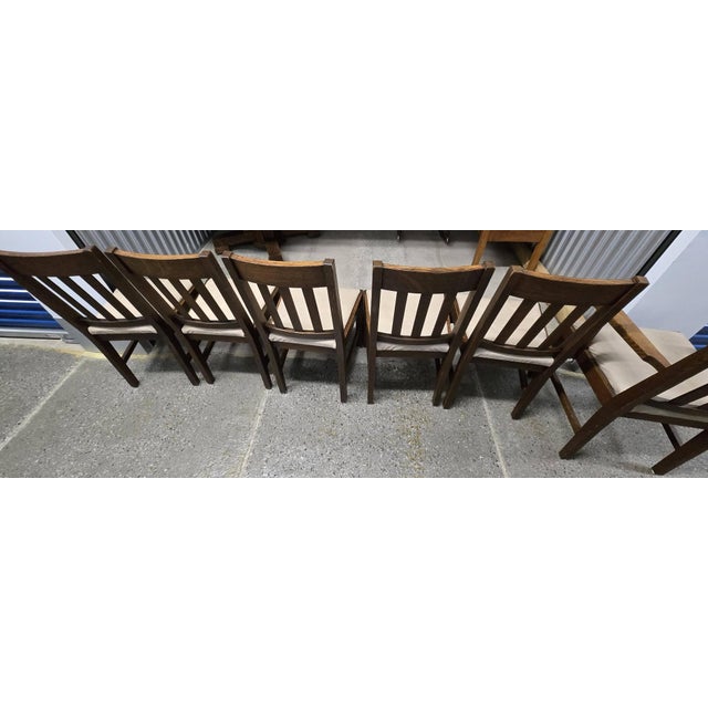 Marked Down (Again)! 1910s Arts & Craft-Style J K Rishel Oak Dining Room Table W Leaves & Chairs For Sale - Image 17 of 18