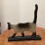 Arts & Crafts Vintage Mid 20th Century Cast Iron Doorstop Figurine Cat Multi Color Kitty Kat Decorative Art Statue For Sale - Image 3 of 13
