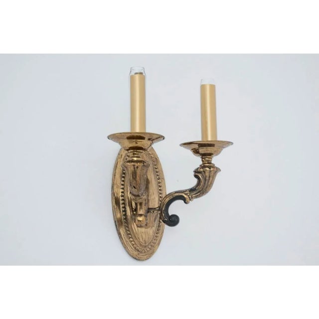 Mid 20th Century Wall Lamps, 1950s, Set of 2 For Sale - Image 4 of 9