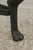 Round Iron & Glass Coffee Table W. Lion Heads For Sale - Image 13 of 14