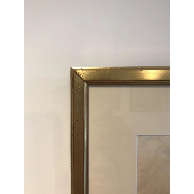 1950s Sergio Cecchi, Paysage au bord de l'eau, 1954 For Sale - Image 5 of 7