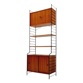 Free-Standing String Shelf-System in Teak from WHB Germany, 1950s For Sale
