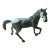 Late 20th Century Italian Style Bronze Grand Trotter Horse Garden Statue / Interior Sculpture For Sale