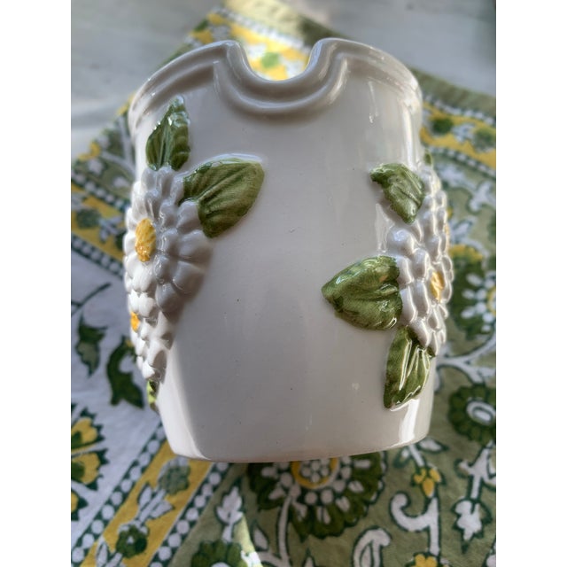 Mid Century Italian Pottery Vase or Pencil Cup For Sale - Image 4 of 8