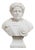 White Bust of a Roman Emperor, 20th Century, Marble For Sale