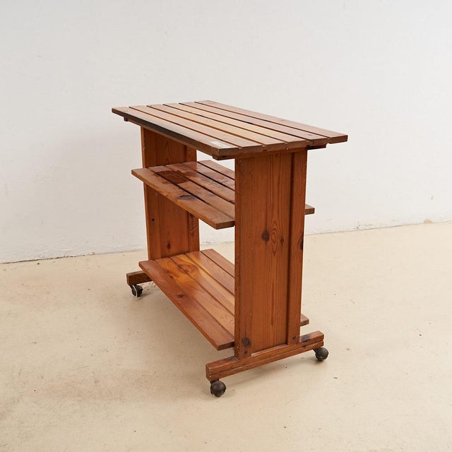 Food Shelf with Wheels For Sale - Image 3 of 5