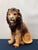 Pair of Vintage Hand Painted Lion Statues For Sale - Image 4 of 8