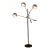 Triennale Mid Century Modern Orbiter Chrome Floor Lamp by Robert Sonneman For Sale