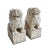 Old Mongolian Stone Foo Dog Statues - Pair For Sale - Image 12 of 12