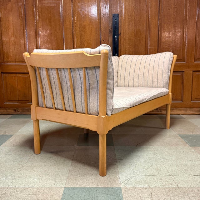 Wood Danish Spoke-Back Sofa Set by Erik Ole Jørgensen, Attributed For Sale - Image 7 of 11