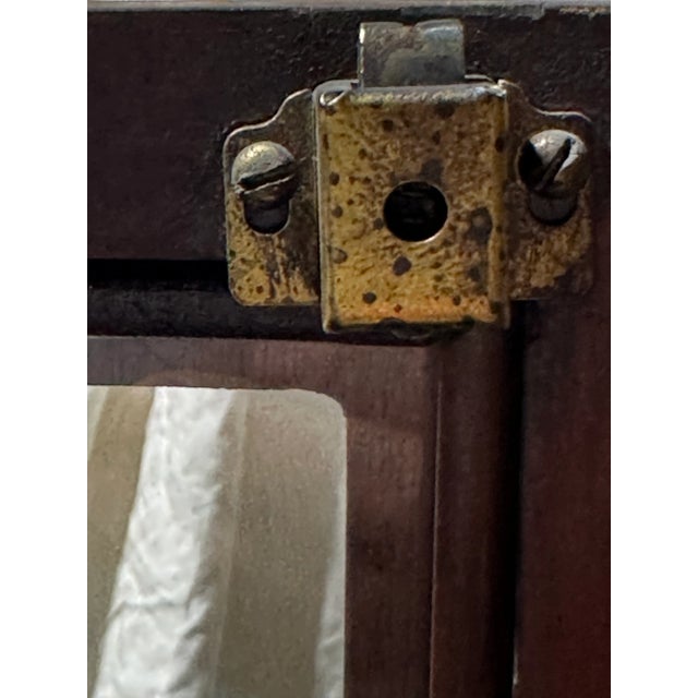 Vintage Drexel Travis Court Mahogany Bow Front Corner Cabinet Chairish