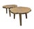 2000 - 2009 Pair of Vintage Hollywood Regency Cast Metal Organic Tree Slice Style Side Tables For Sale - Image 5 of 12