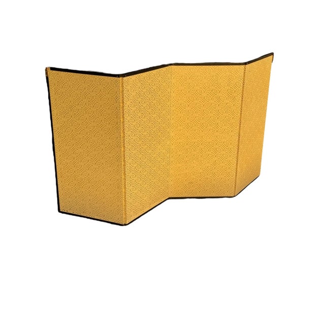 Wood Vintage Japanese Tagesode Byobu For Sale - Image 7 of 7