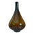 17+ In. Tall Murano Mottled Amber Gourd Shaped Art Glass Vase For Sale