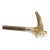 Reindeer Carved Stag Deer Antler Handle Antique Walking Stick Cane For Sale